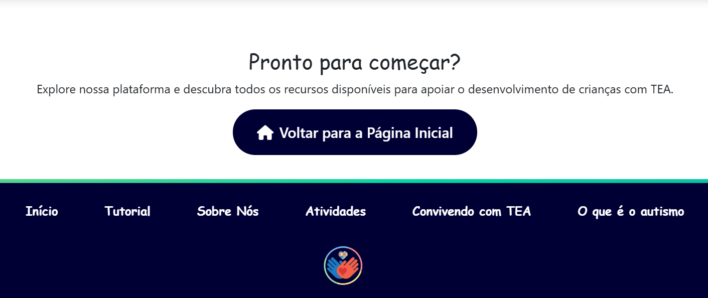 Menu de navegação